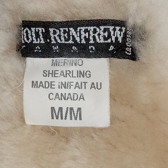 Holt Renfrew shearling neck warmer - Picture 3 of 3
